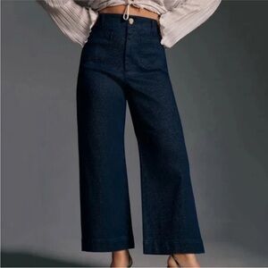 Maeve Navy Flare Jeans